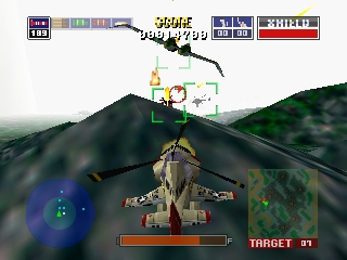 Chopper Attack (USA) In game screenshot